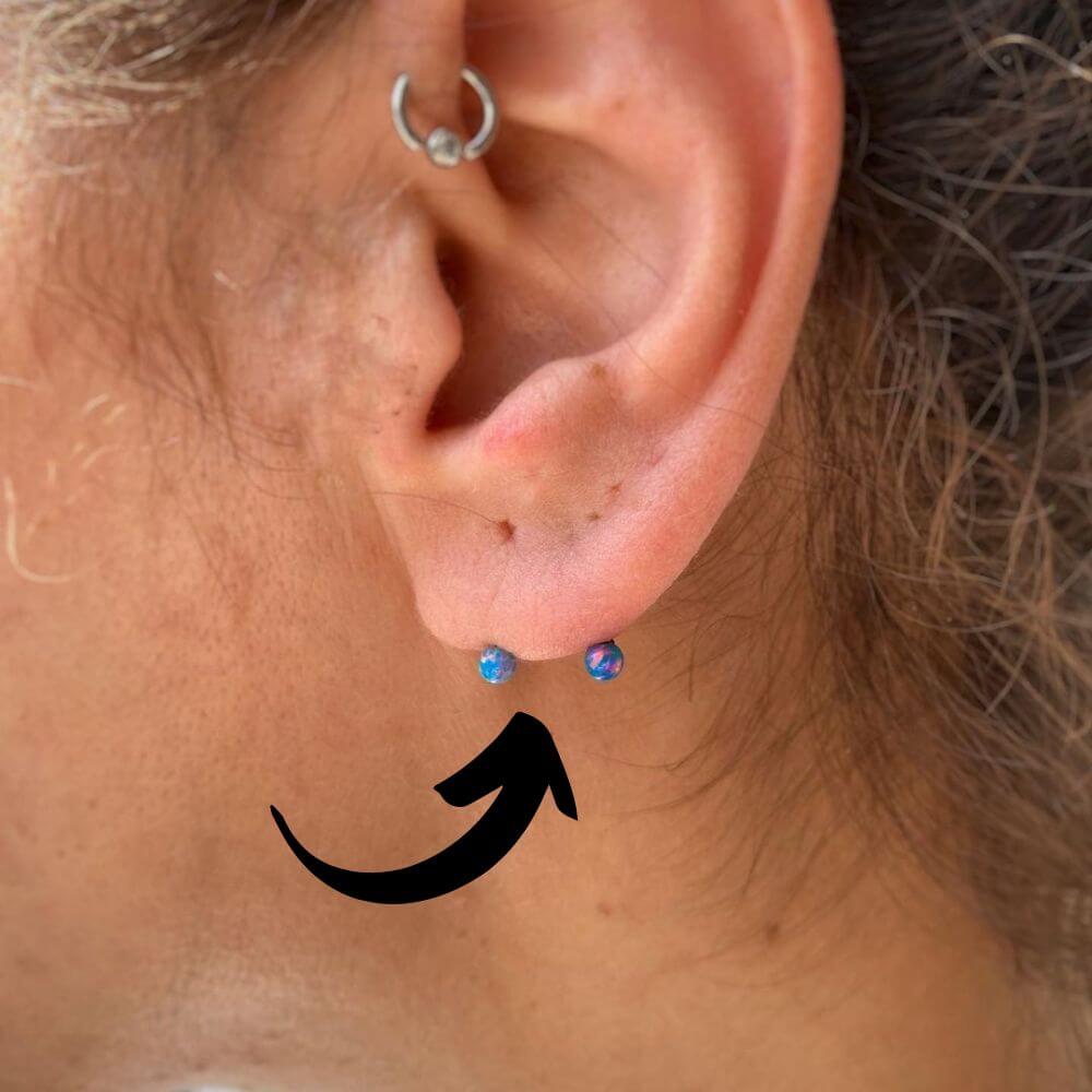 Transverse Lobe Piercing