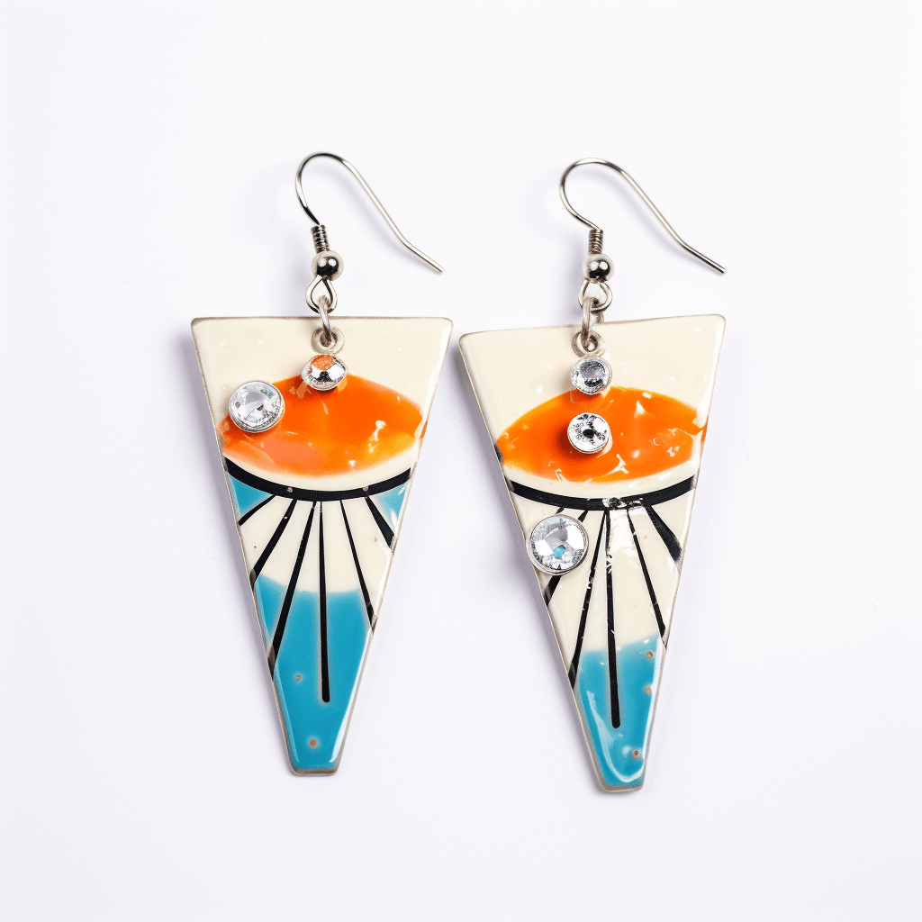 Enamel Earrings