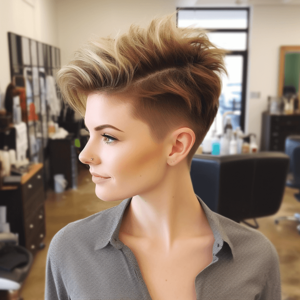 Women Low Fade Haircut