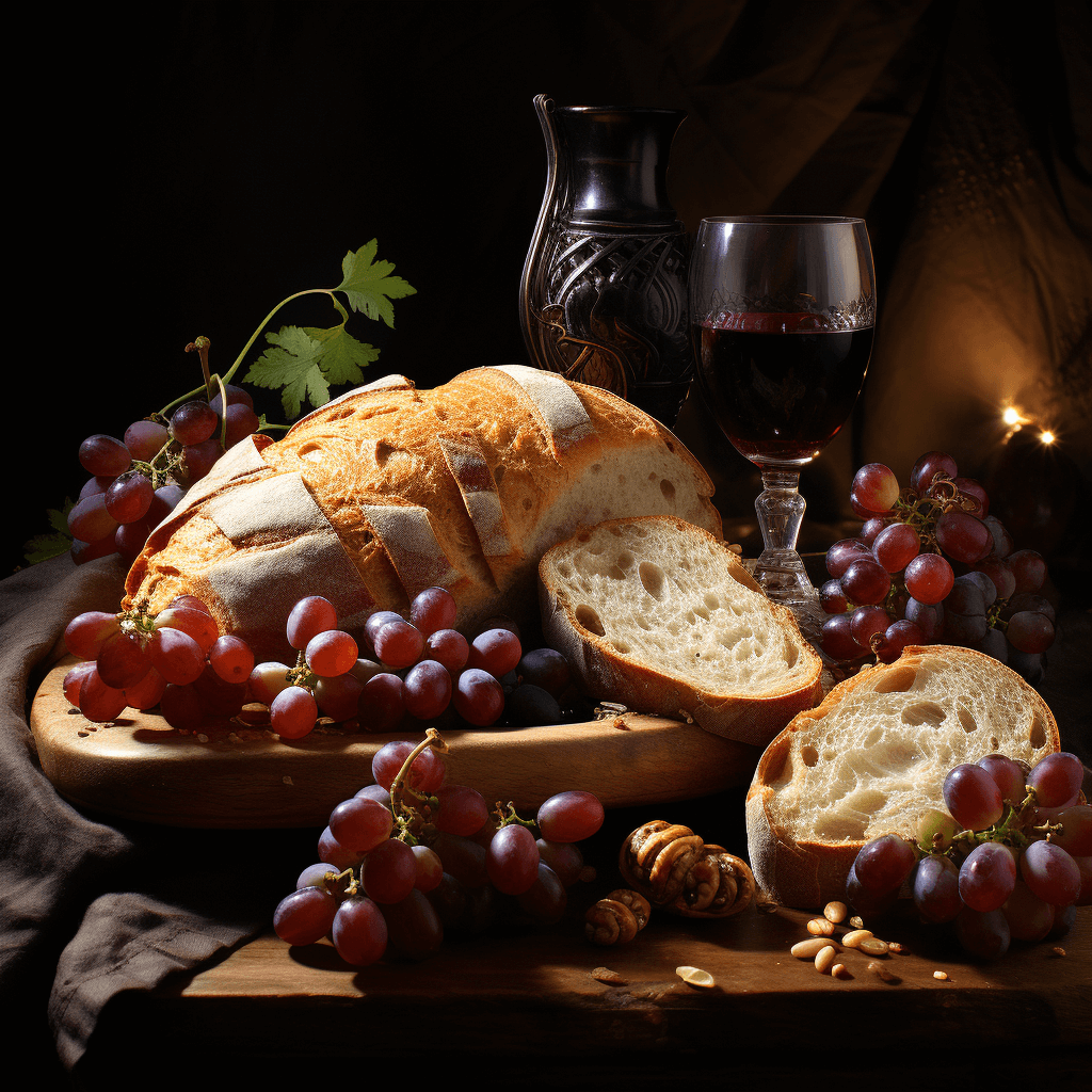 Bread, Wine, and Eucharist Symbols