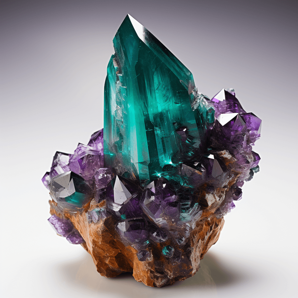 Purple Dioptase