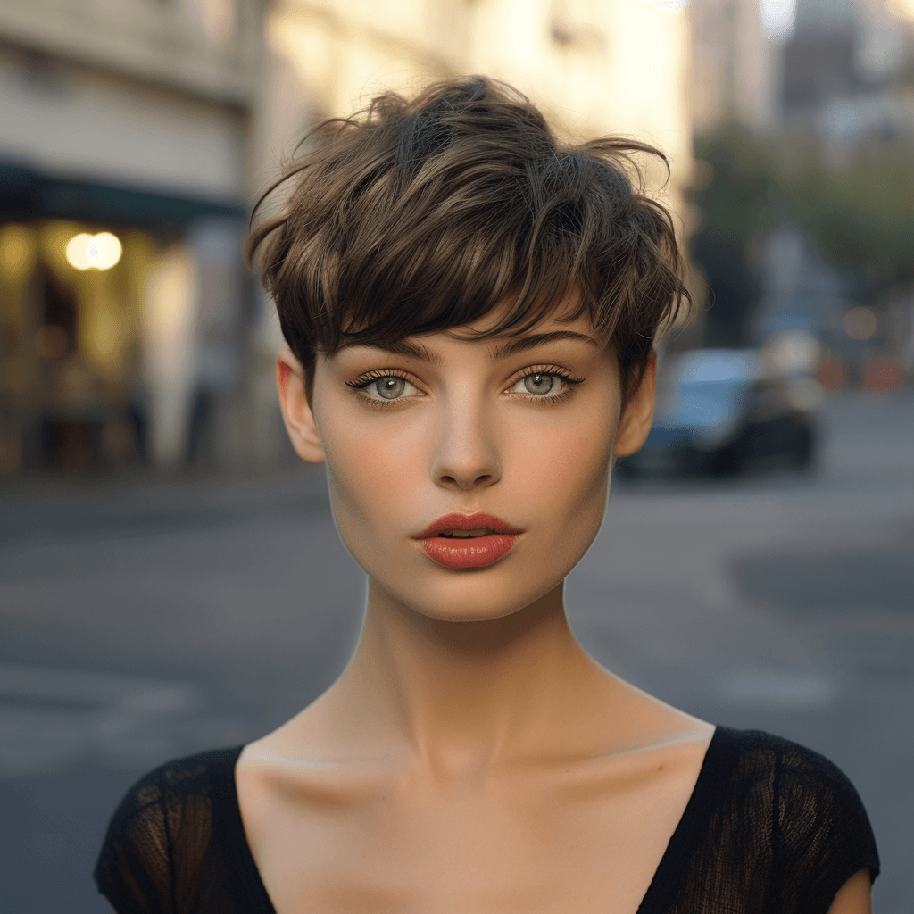 French Crop Hairstyle