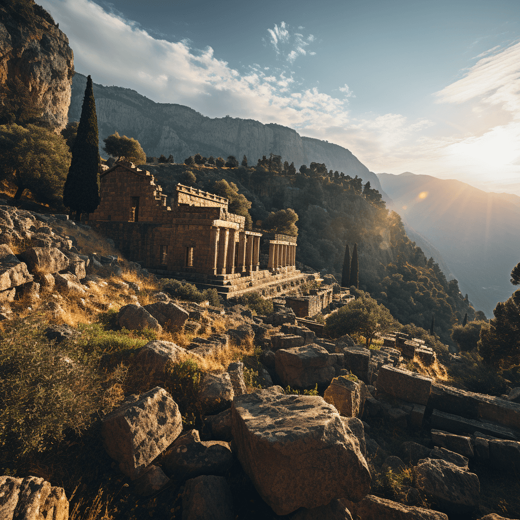 Ancient ruins of Delphi