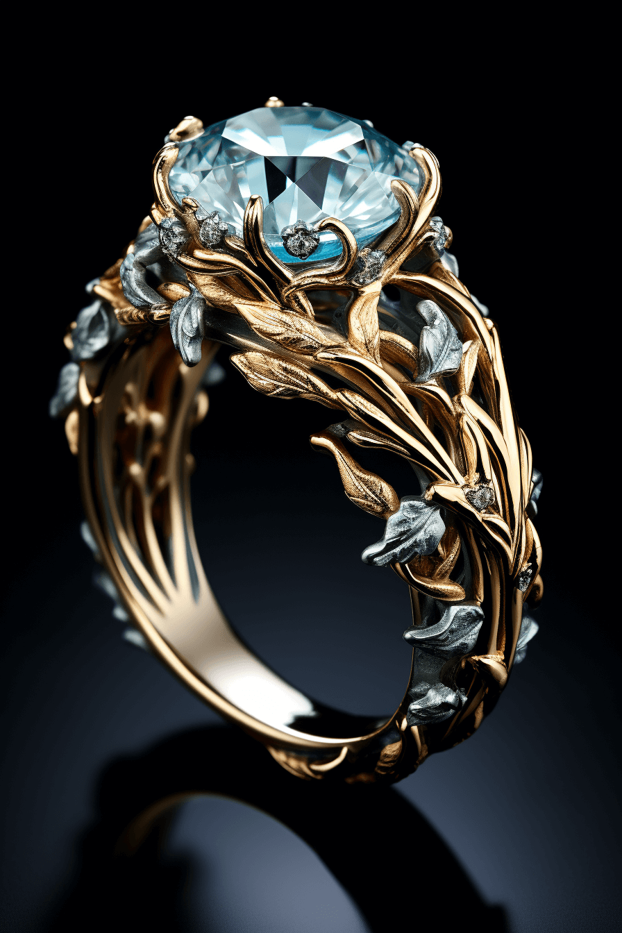 Aquamarine Ring