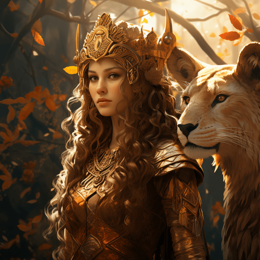 Artemis in her hunting Artemis in her hunting