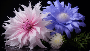 Aster and Morning Glory