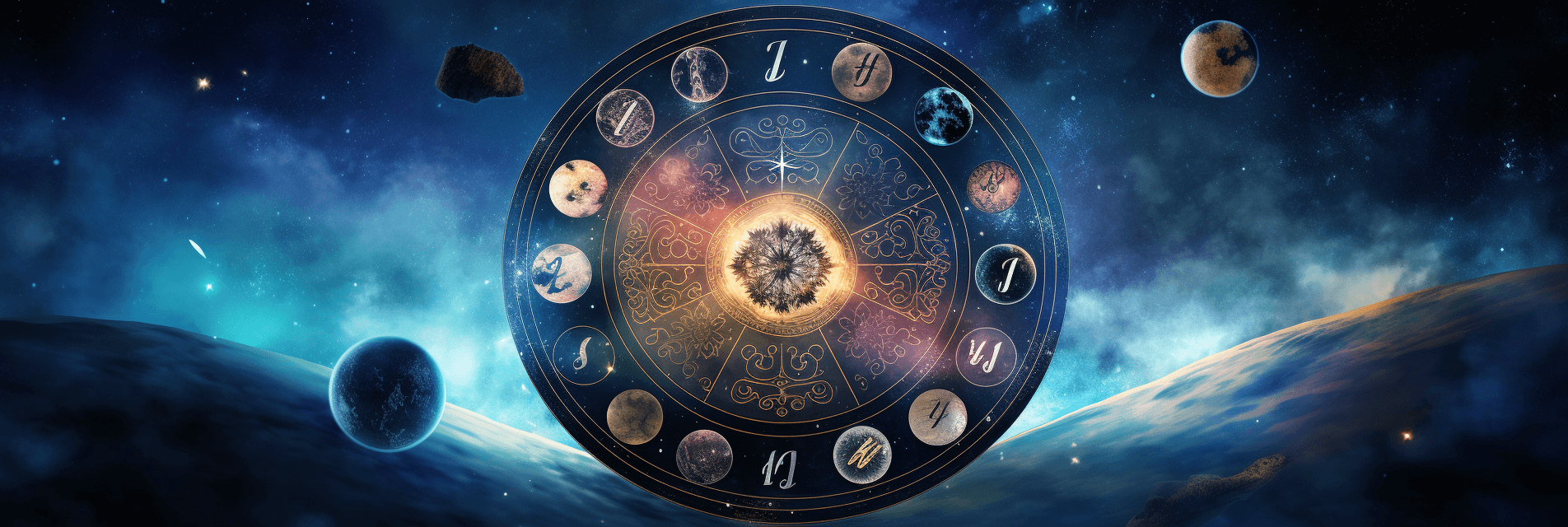 Astrology Symbols on Sky