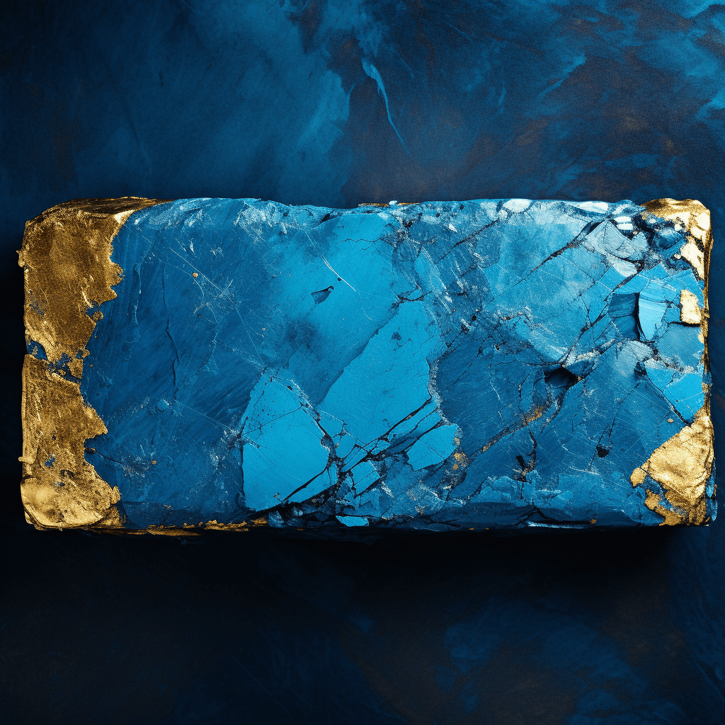Blue Gold Bar