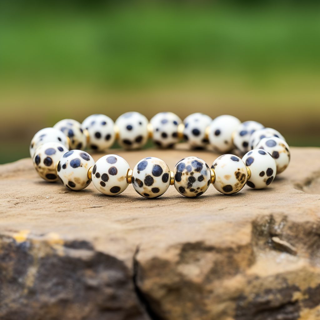Dalmatian Jasper Bracelet Dalmatian Jasper Bracelet