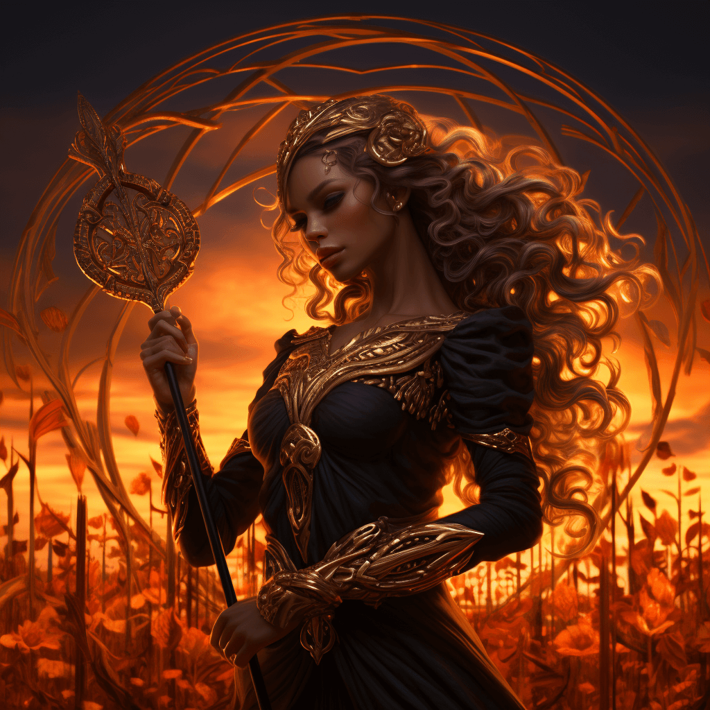 Demeter with the Sickle Demeter with the Sickle