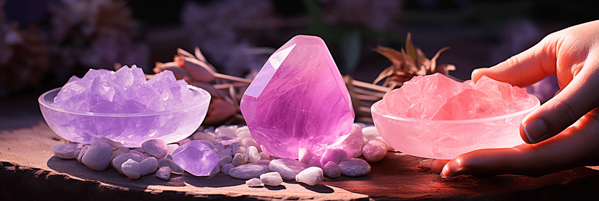 Kunzite in meditation Kunzite in meditation