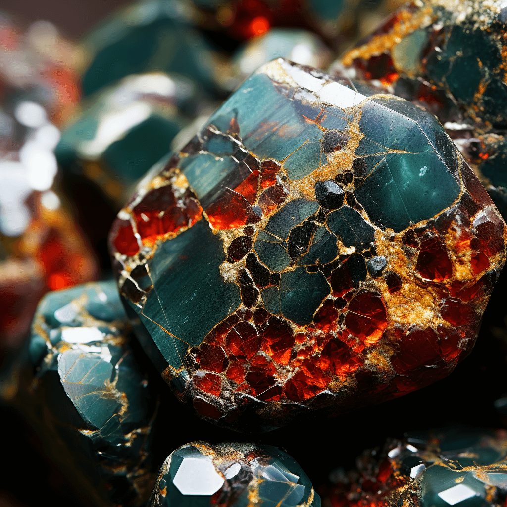 Macro Shots of Bloodstone