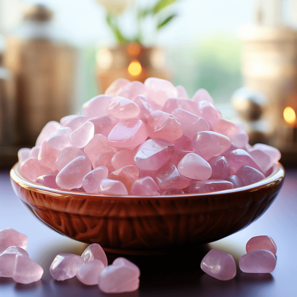 Rose Quartz in Therapeutic Rose Quartz in Therapeutic