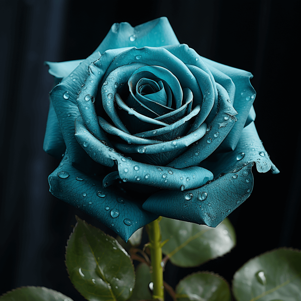 Teal Rose