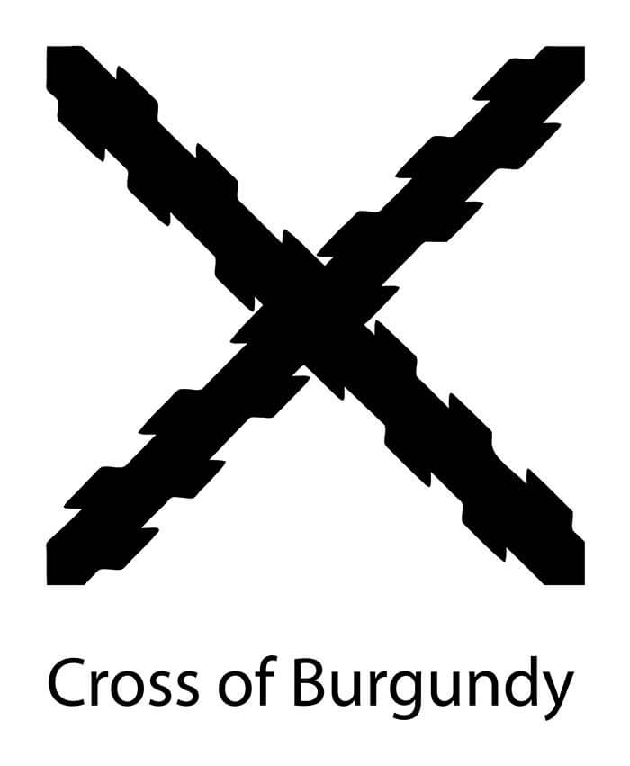 Burgundy Cross