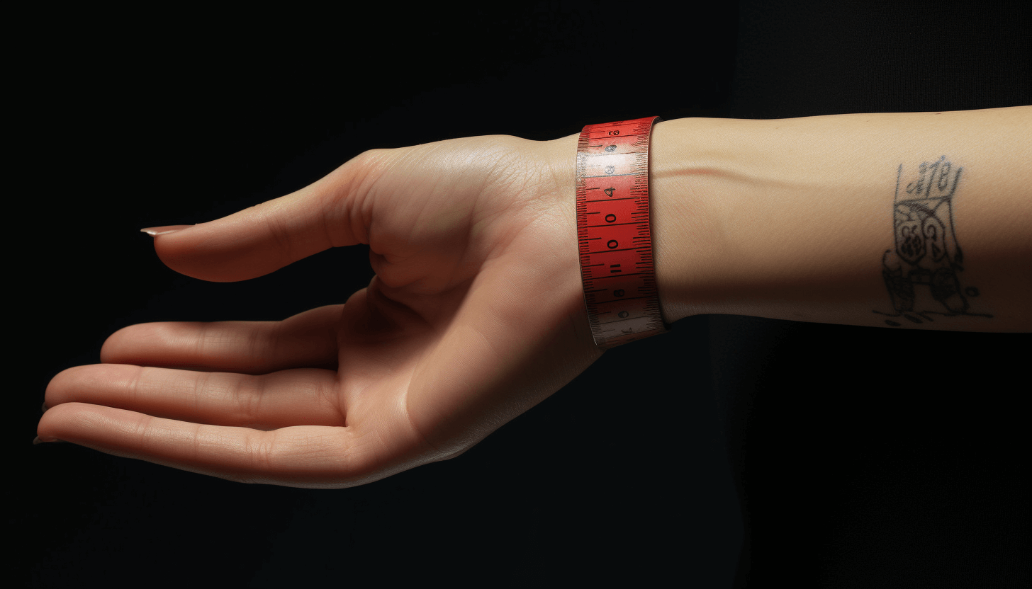 Measure Tape Around Women Hand