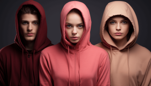 Men and Women with Hoodies