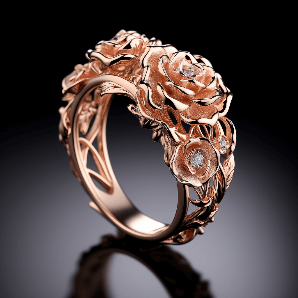 Rose Gold Ring Rose Gold Ring