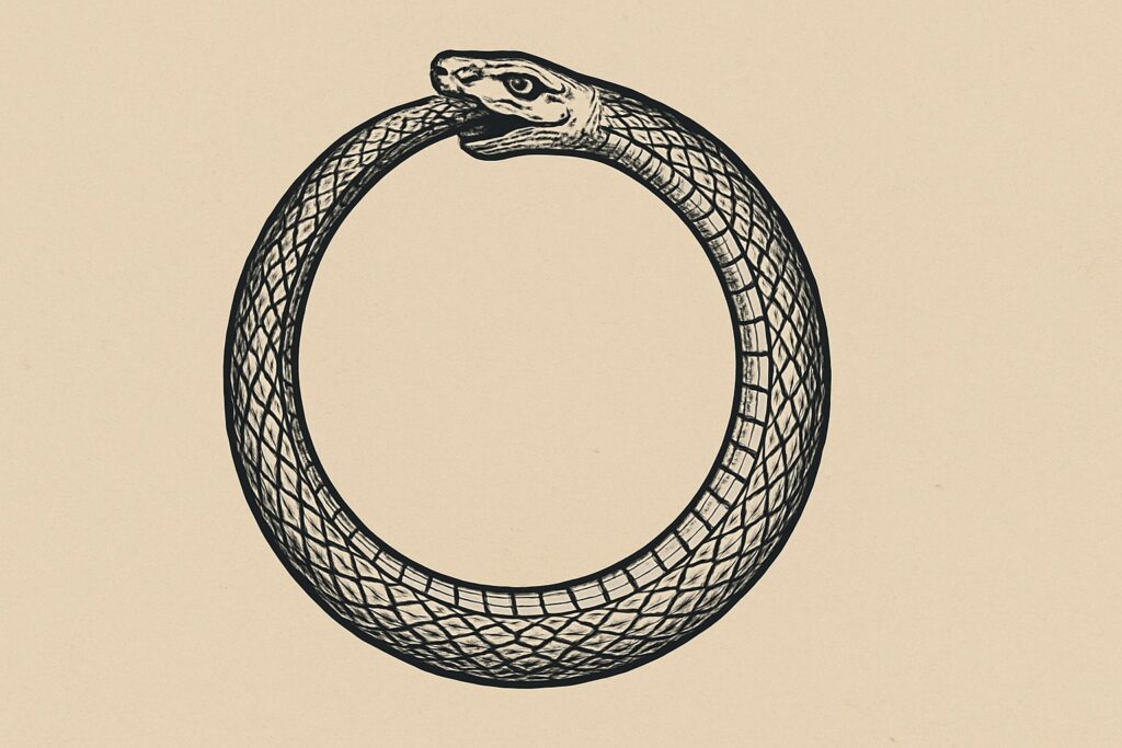 traditional-ouroboros-circle-snake-tail-symbol